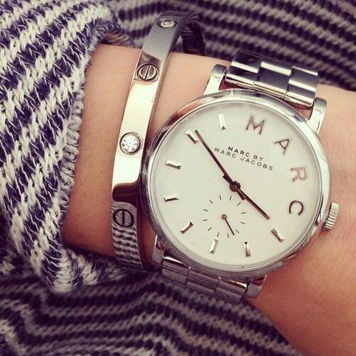 Marc Jacobs MBM3242 36mm Silber Damen Uhr Marc Jacobs MBM3242 36mm Silber Damen Uhr